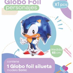 Globo Silueta Sonic Blister x1