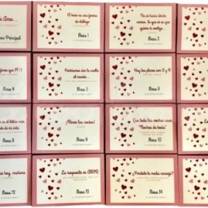 Tarjeta Para Enumerar Bolsas x 16