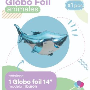 Globo Tiburon 14" Blister x1