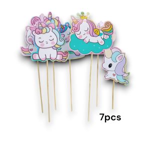 Topper Unicornio x7pcs