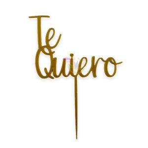 Topper de torta Te Quiero x 1 - Imagen 4