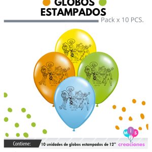 Globo De Latex Estampado Toy story x 10