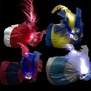 Turbante Tematicos de Futbol LUMINOSO x1