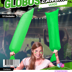 Globos Cancha x10 unidades VERDE