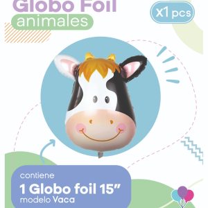 Globo Vaca 15" Blister x1