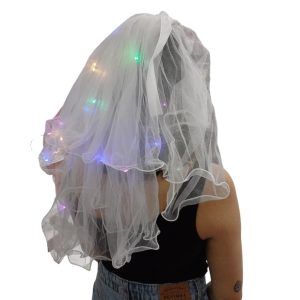 Velo de Novia Luminoso Blanco