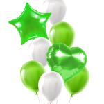 Set de Globos 8 pcs. Verde