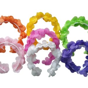 Vincha Flor Primavera (Varios Colores) x6