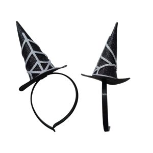 Vincha Sombrero de Bruja Telaraña x1