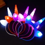 Vincha Unicornio Luminosa x 1