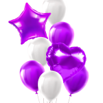 Set de Globos 8 pcs. Violeta