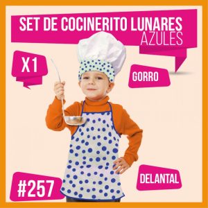 Disfraz De Cocinero Infantil x 1