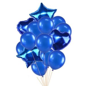 Set De Globos Azul 14 pcs