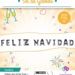 Cartel De Globo Feliz Navidad  x 1