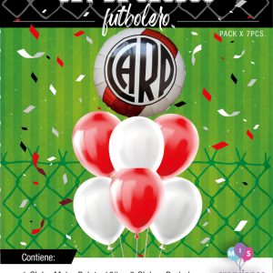 Set de globos De River 7pcs