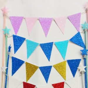Banderin para torta varios Colores x1