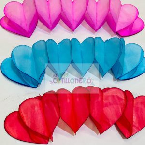 Guirnalda De Papel De Corazón x 150 cm - Imagen 5