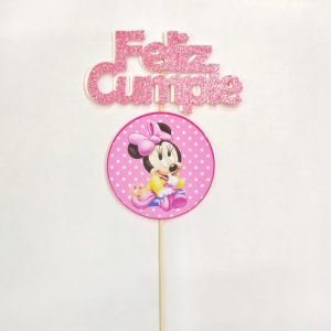 Cartel De Feliz Cumple Minnie Baby x 1