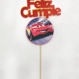 Cartel De Feliz Cumple Cars x 1