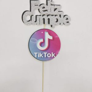 Cartel De Feliz Cumple Tik Tok x 1