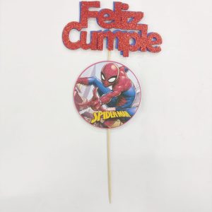 Cartel Feliz Cumple Spiderman (Hombre Araña) x1