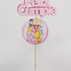 Cartel De Feliz Cumple Princesas x 1