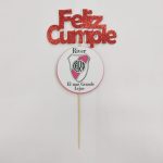 Cartel De Feliz Cumple River  x 1