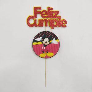 Cartel De Feliz Cumple Mickey x 1