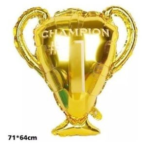 Globo Silueta Copa De Campeones De 80 cm  x1