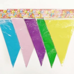 Banderín Liso De Papel Brillante (2 metros y medio)