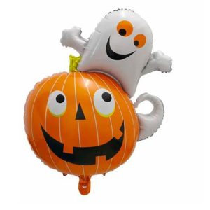 Globo Halloween Calabaza y Fantasma 14" X 1
