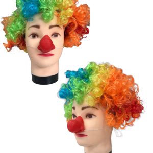Nariz de payaso de goma x1