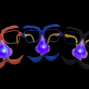 Lente Luminoso con bigote y nariz x1