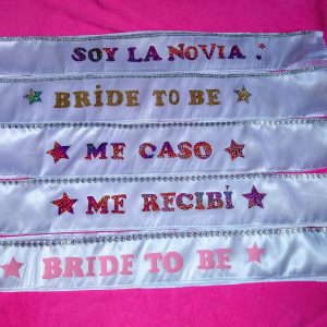 Bandas Me Caso Con Strass Varios Modelos x 1