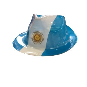 Sombrero Plástico de Vaquero Argentina x1