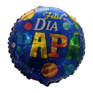 Globo Feliz Día Papá Planetas 10" x1