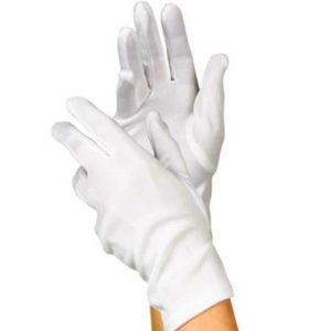 Guante De Mago Blanco x1 (Par)