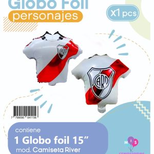 Globo Camiseta River 15" Blister x1