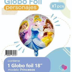 Globo Princesas 18" Blister x1