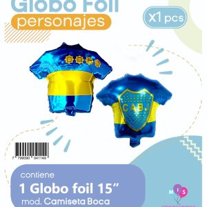 Globo Camiseta Boca 15" Blister x1