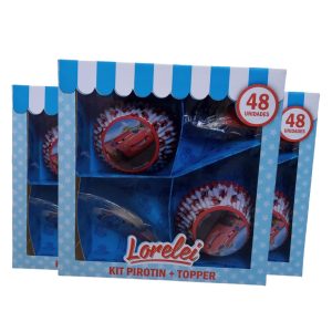 Kit Pirotin + Topper Cars x48uni