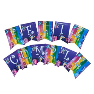 Banderín Feliz Cumpleaños Económico "Intensamente 2"x1