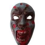Máscara plástica Zombie Halloween x1
