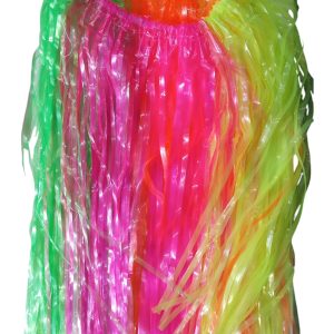 Pollera Hawaiana Multicolor Fluo x1