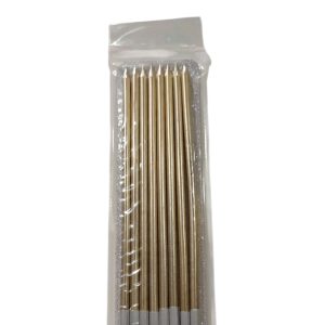 Velas Metalizadas Champagne x8