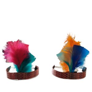 Vincha de Indio C/Plumas económica x1