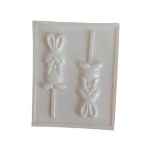 Set placa Para Chupetin Conejo x2