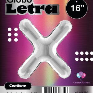 Globo Letra X Blister x1