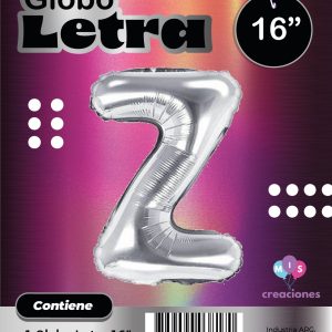 Globo Letra Z Blister x1