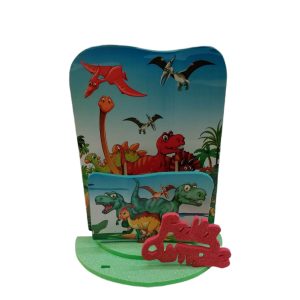 Adorno Goma Eva para torta Dinosaurios x1